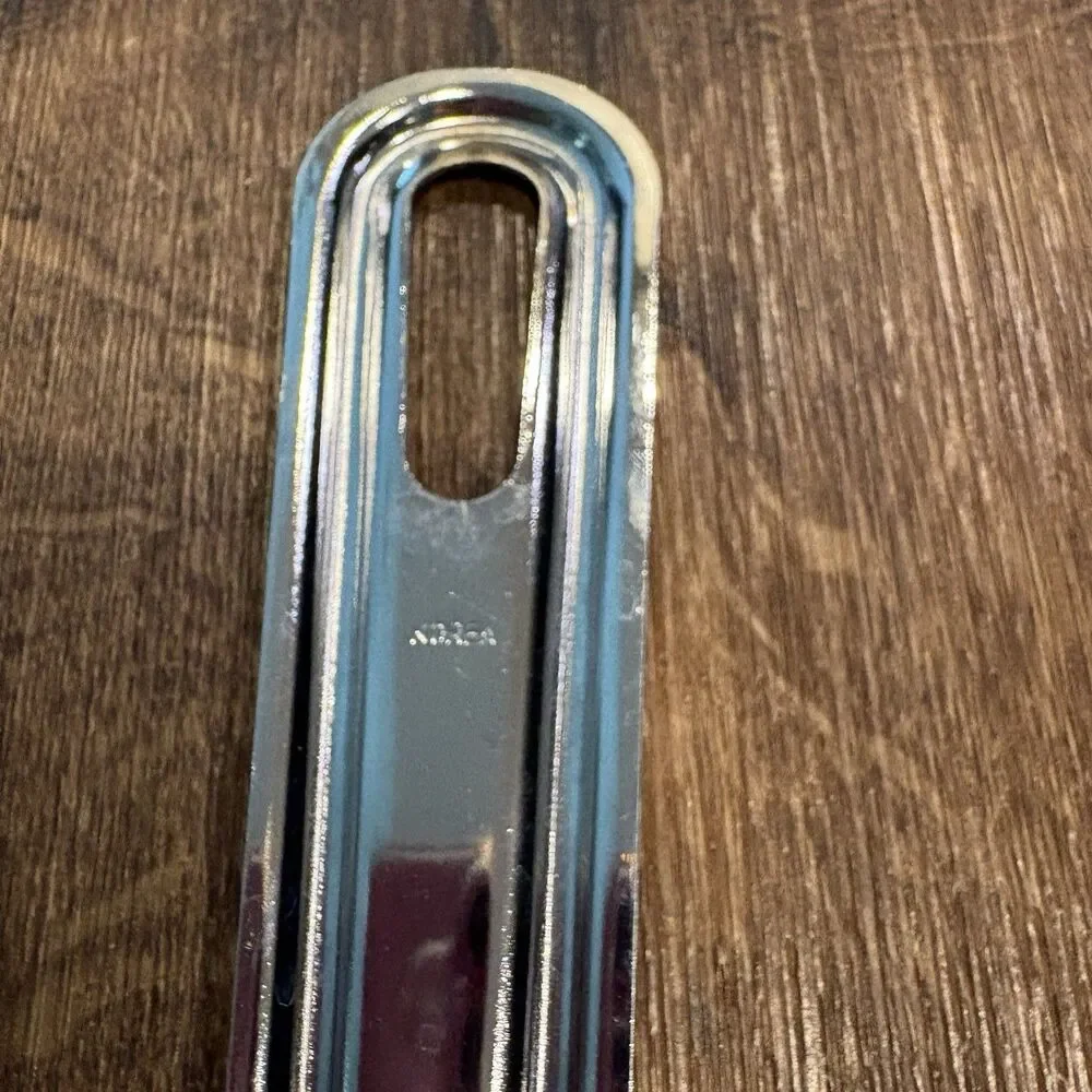 Large Stainless Steel Serving Spoon Korea Mid Century Modern Style 14”